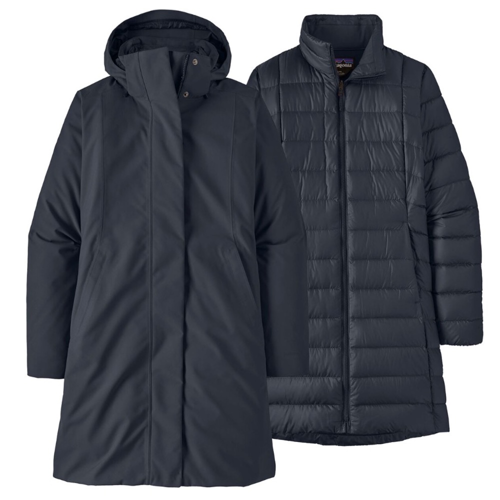 Patagonia Women's Tres 3-in-1 Parka Small Grey Blue